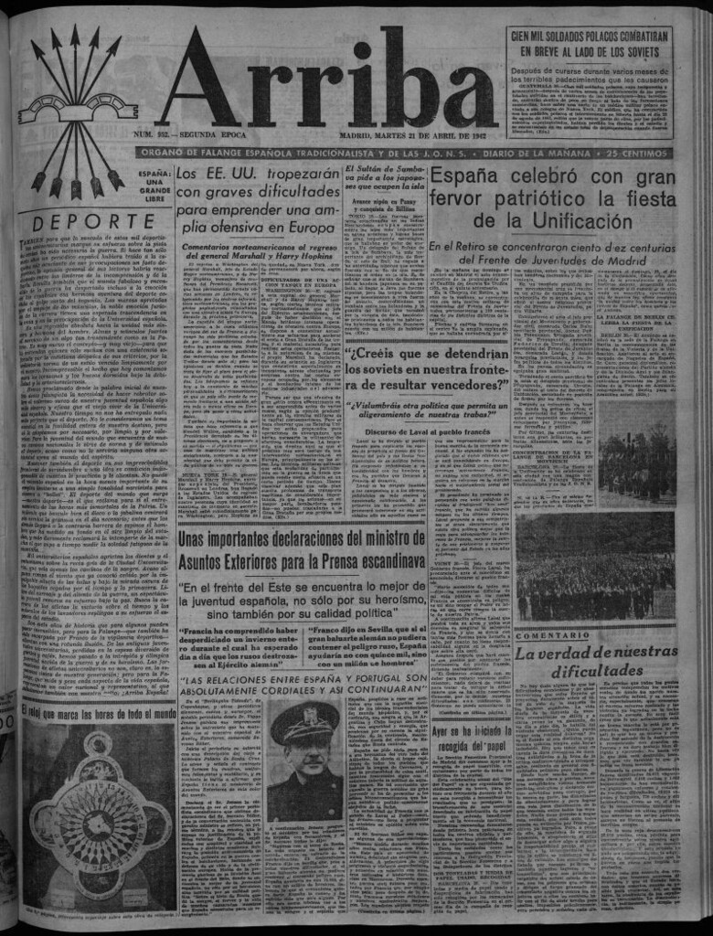 Miniatura de Arriba del 21 de abril de 1942