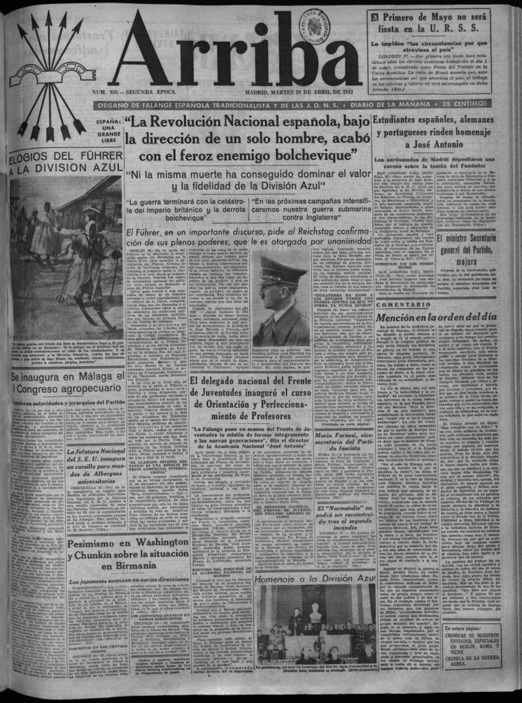 Miniatura de Arriba del 28 de abril de 1942