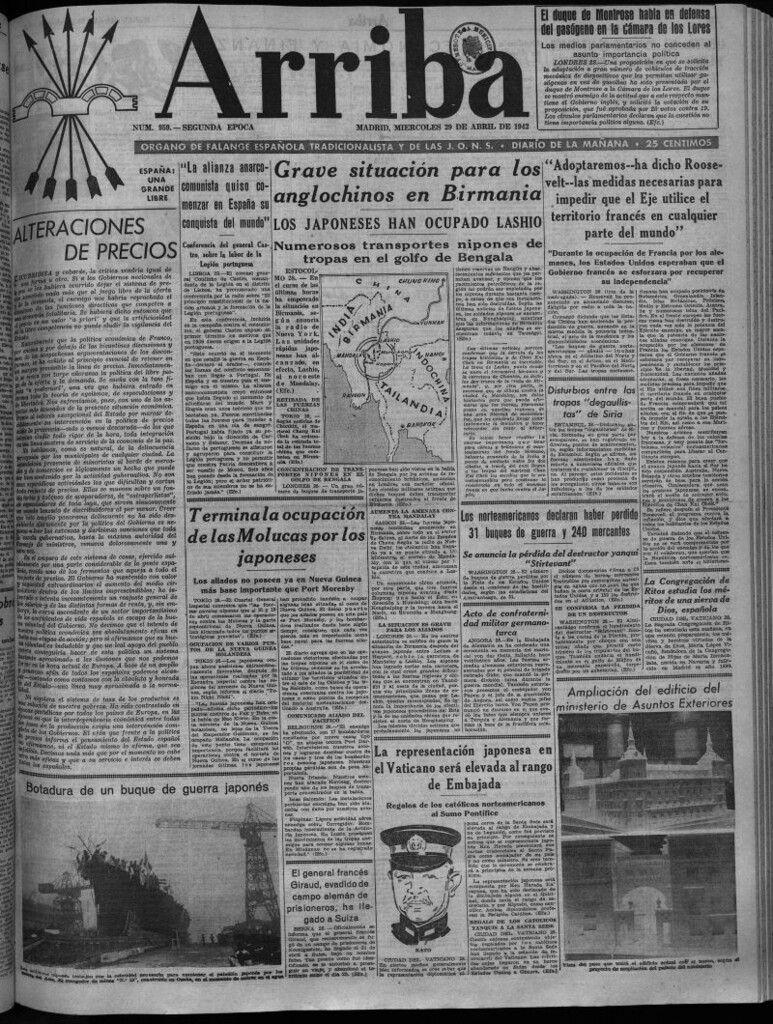 Miniatura de Arriba del 29 de abril de 1942