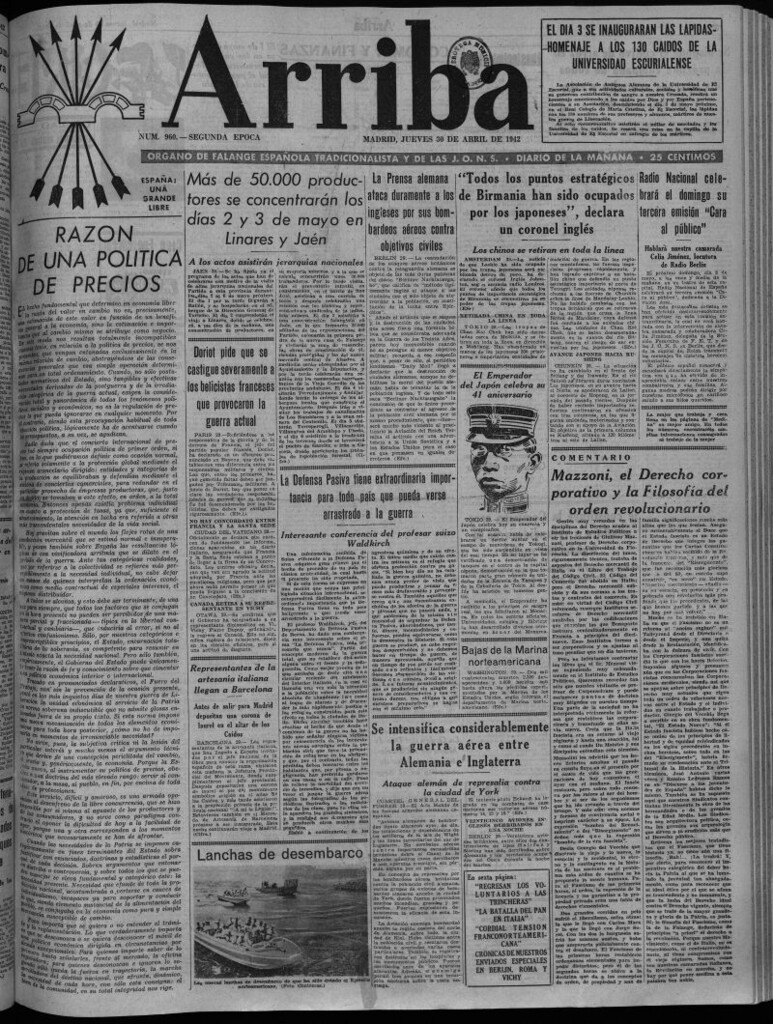 Miniatura de Arriba del 30 de abril de 1942