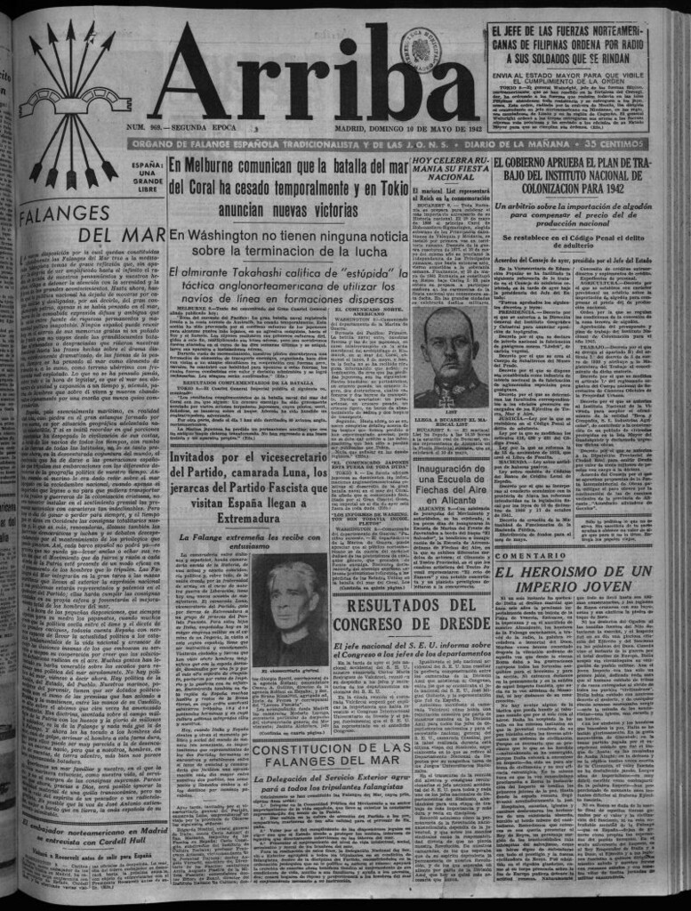 Miniatura de Arriba del 10 de mayo de 1942