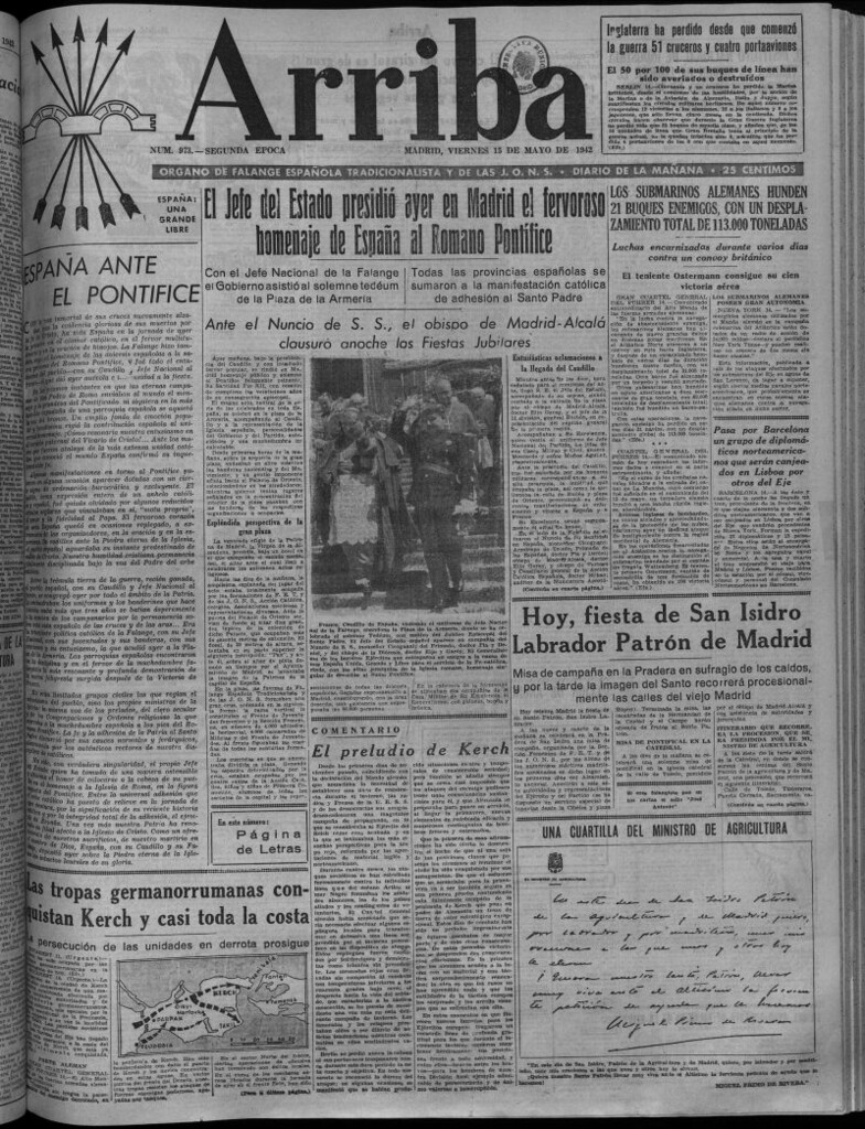 Miniatura de Arriba del 15 de mayo de 1942
