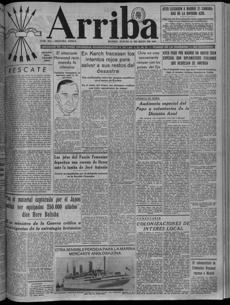 Miniatura de Arriba del 21 de mayo de 1942