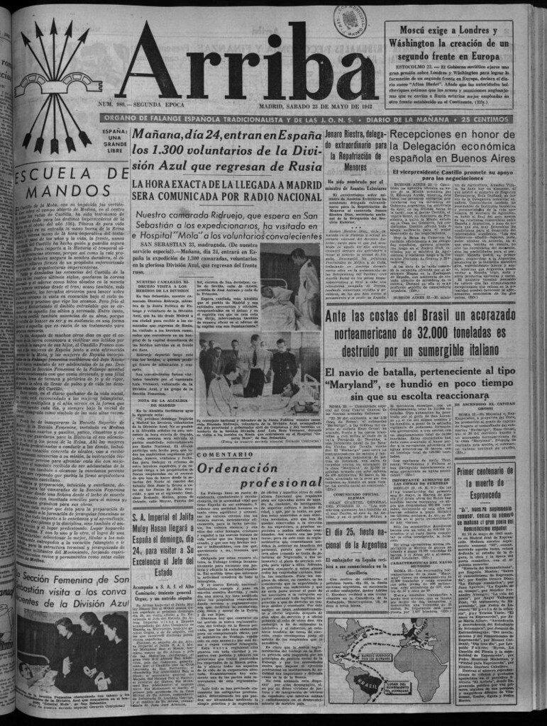 Miniatura de Arriba del 23 de mayo de 1942