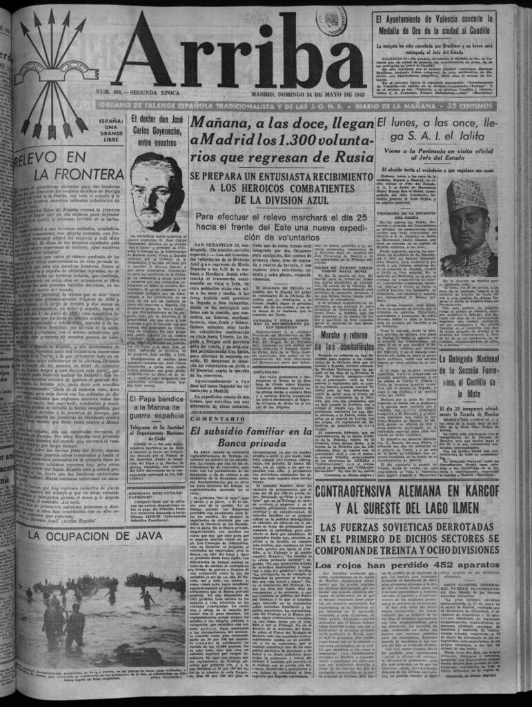 Miniatura de Arriba del 24 de mayo de 1942