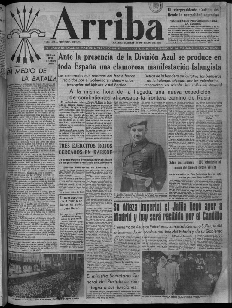 Miniatura de Arriba del 26 de mayo de 1942