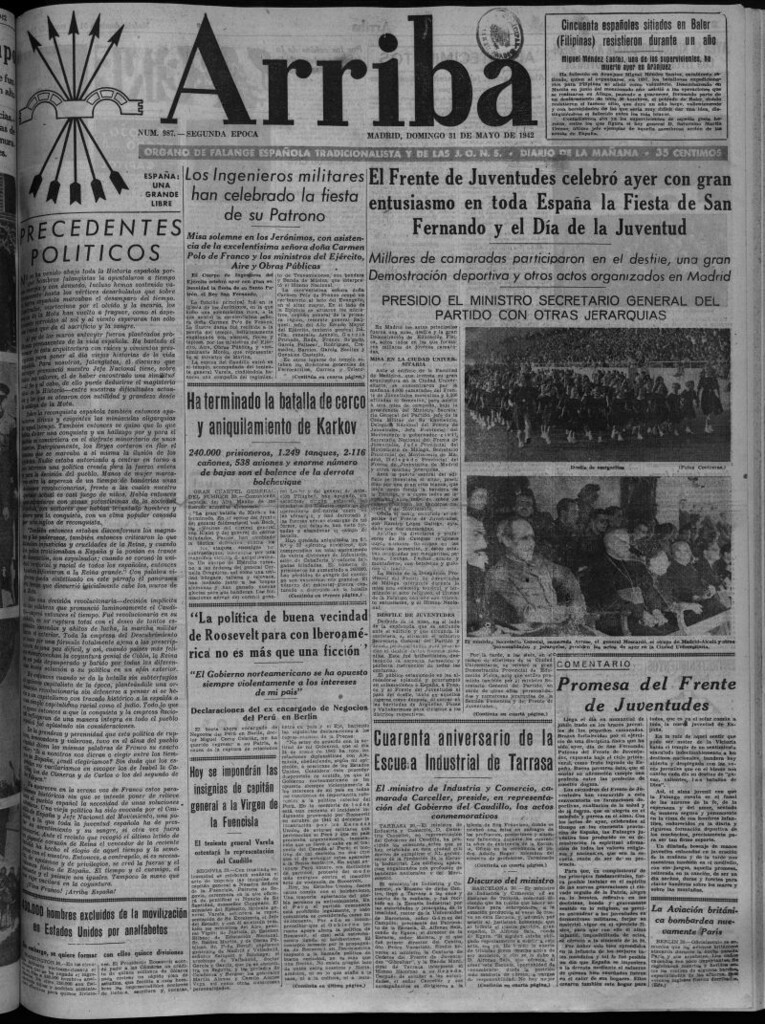 Miniatura de Arriba del 31 de mayo de 1942