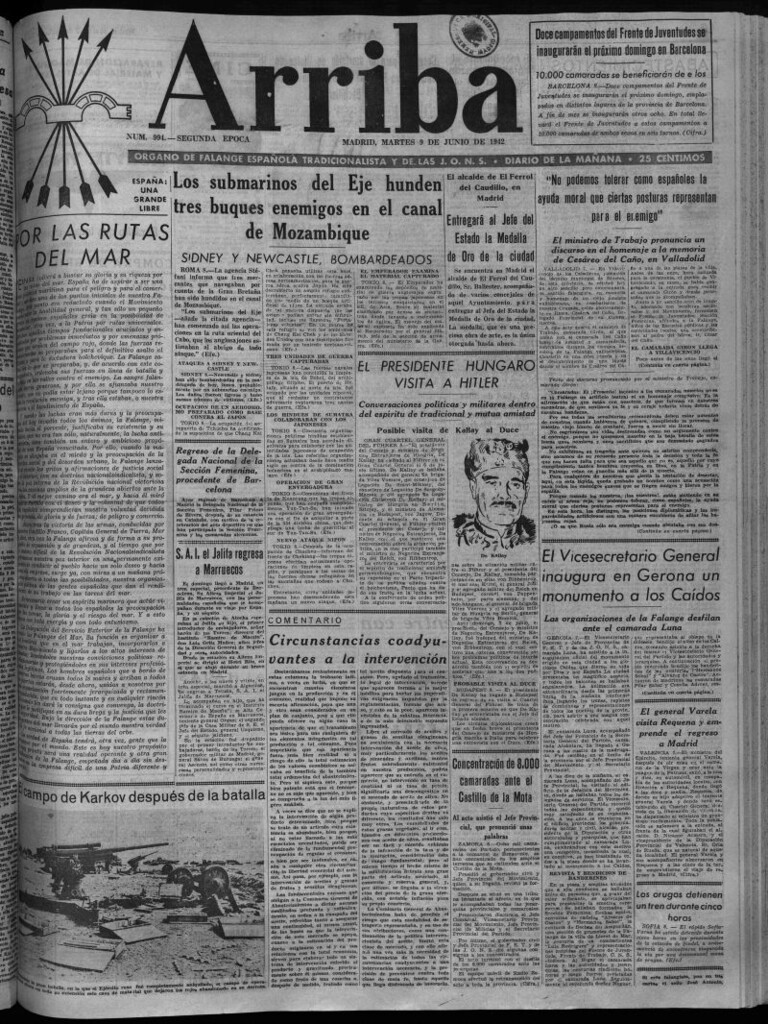Miniatura de Arriba del 9 de junio de 1942