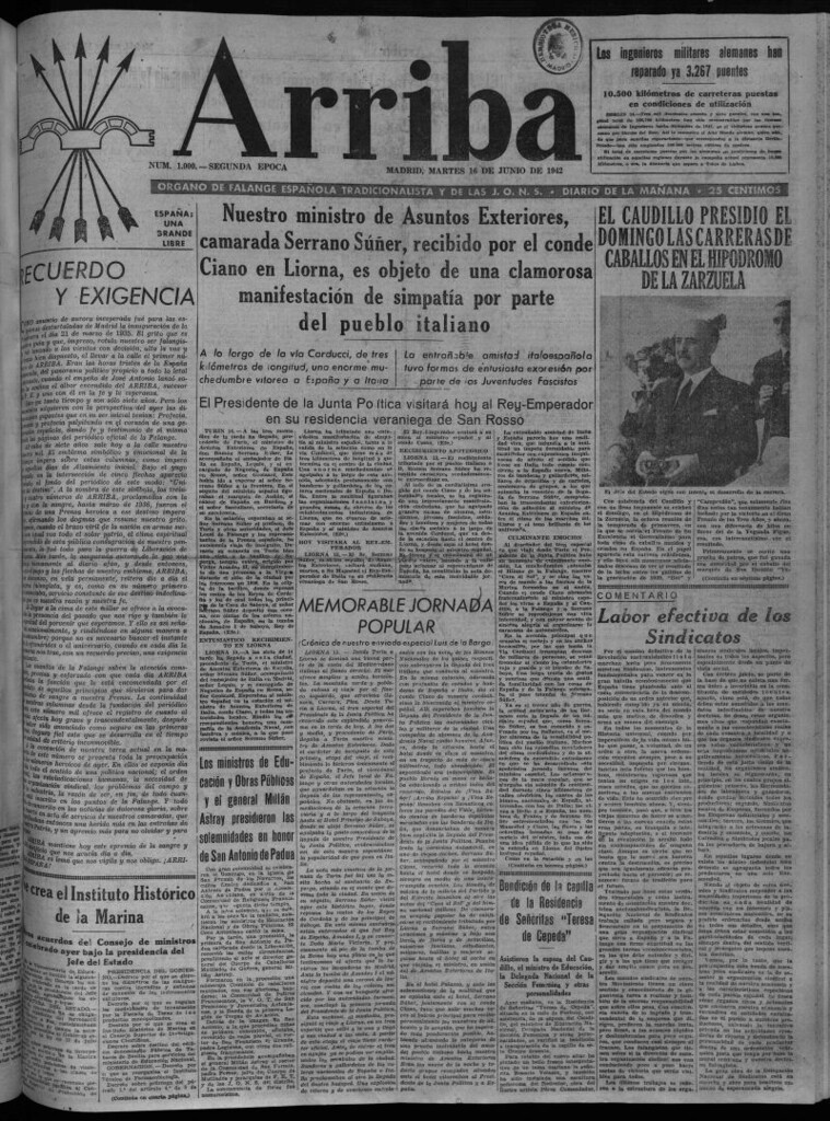 Miniatura de Arriba del 16 de junio de 1942