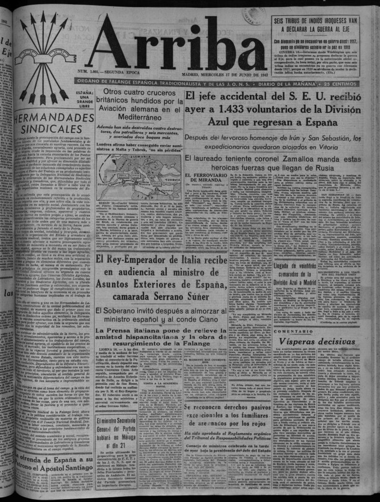 Miniatura de Arriba del 17 de junio de 1942