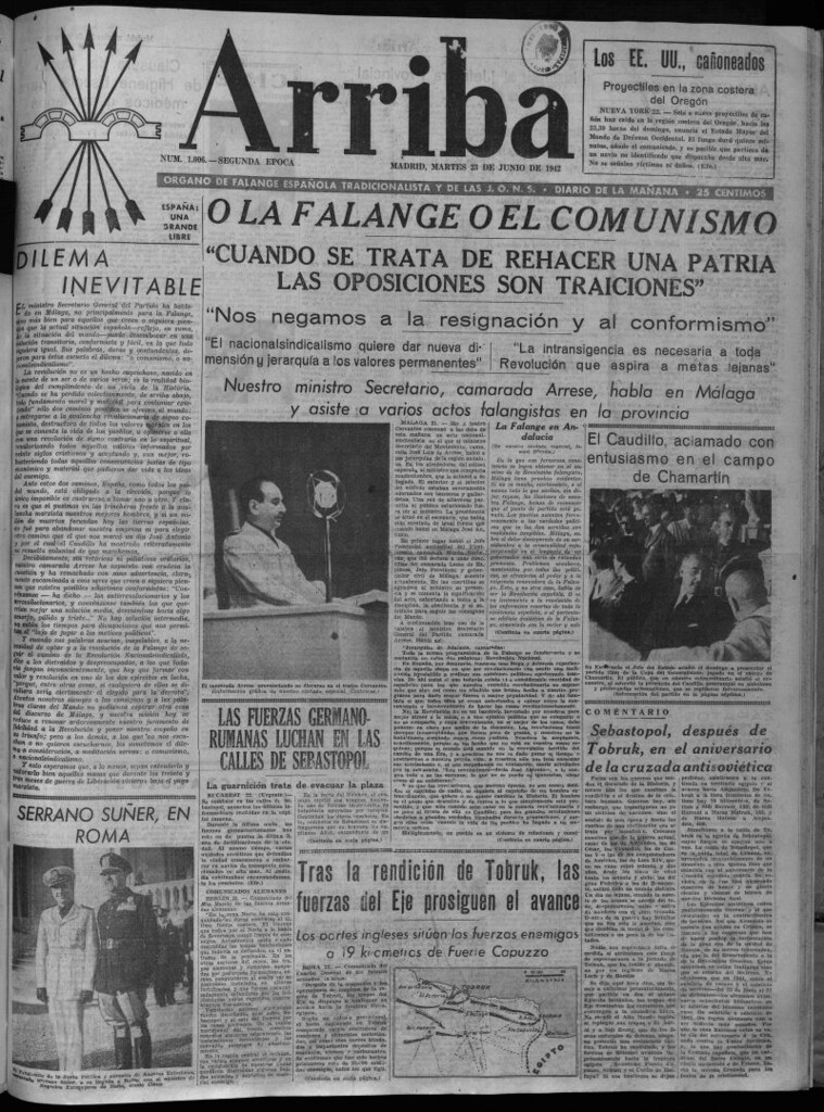 Miniatura de Arriba del 23 de junio de 1942