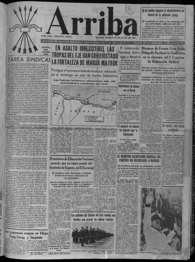 Miniatura de Arriba del 30 de junio de 1942