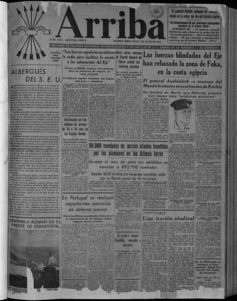 Miniatura de Arriba del 1 de julio de 1942