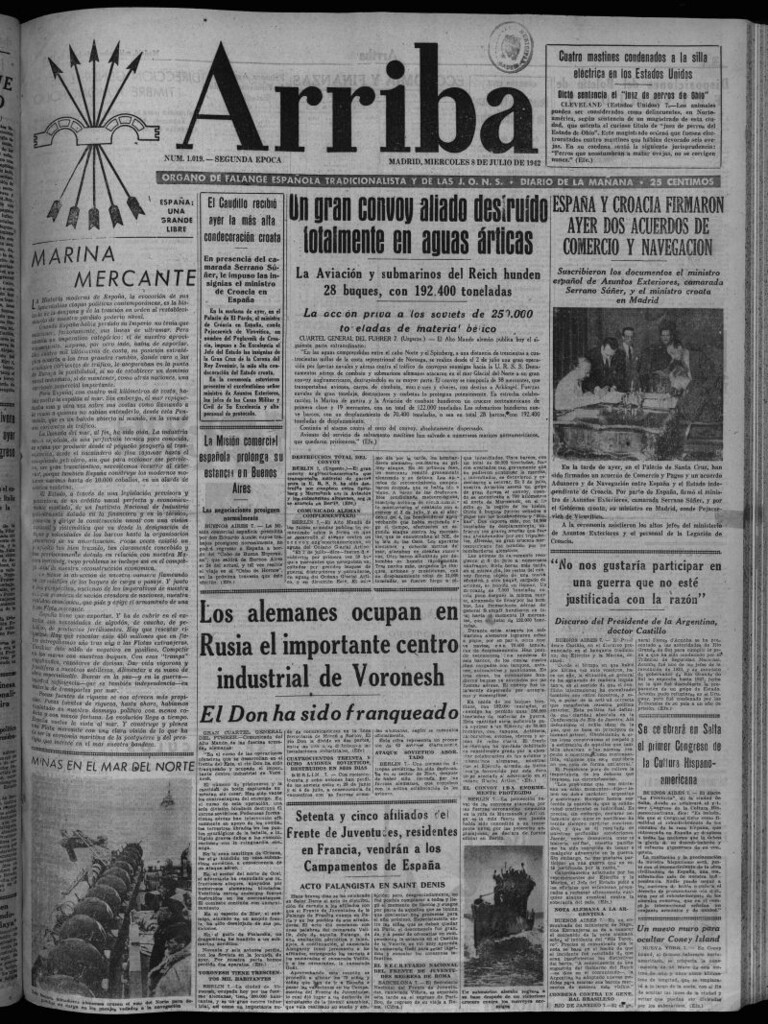 Miniatura de Arriba del 8 de julio de 1942