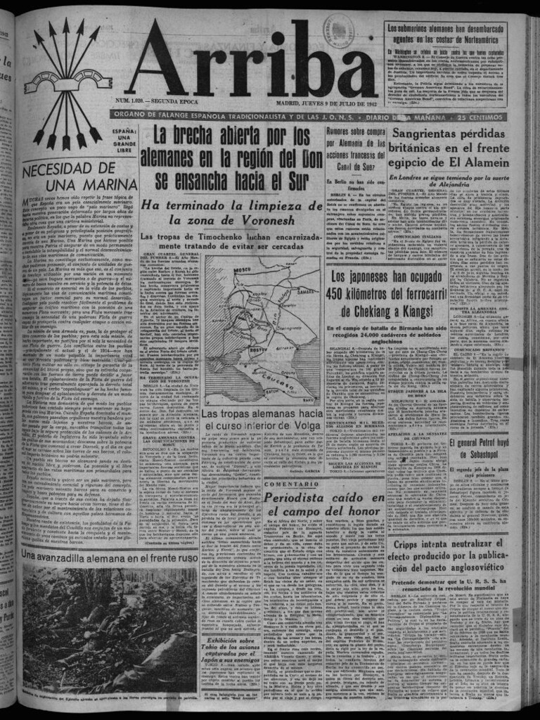Miniatura de Arriba del 9 de julio de 1942