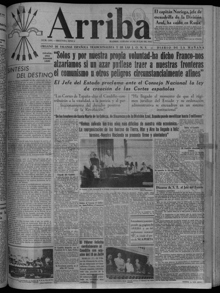 Miniatura de Arriba del 18 de julio de 1942