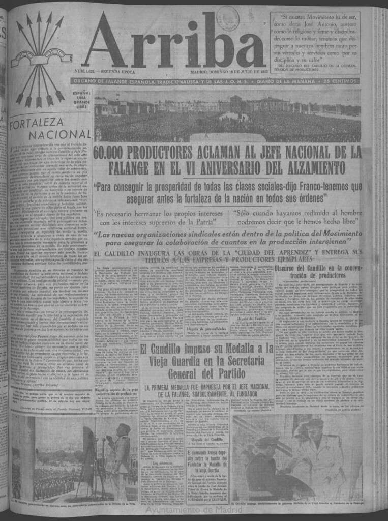 Miniatura de Arriba del 19 de julio de 1942