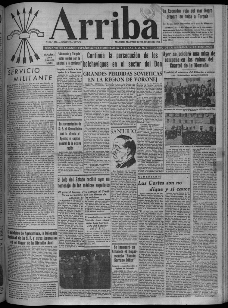 Miniatura de Arriba del 21 de julio de 1942