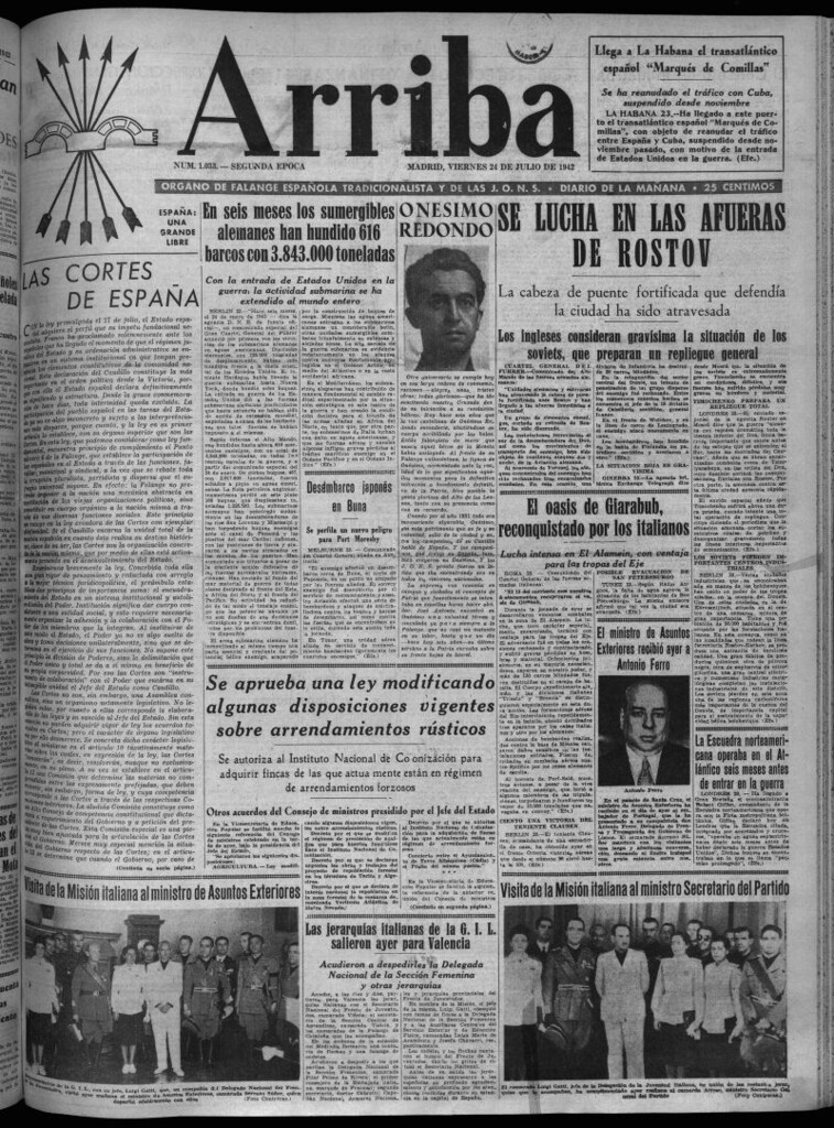 Miniatura de Arriba del 24 de julio de 1942