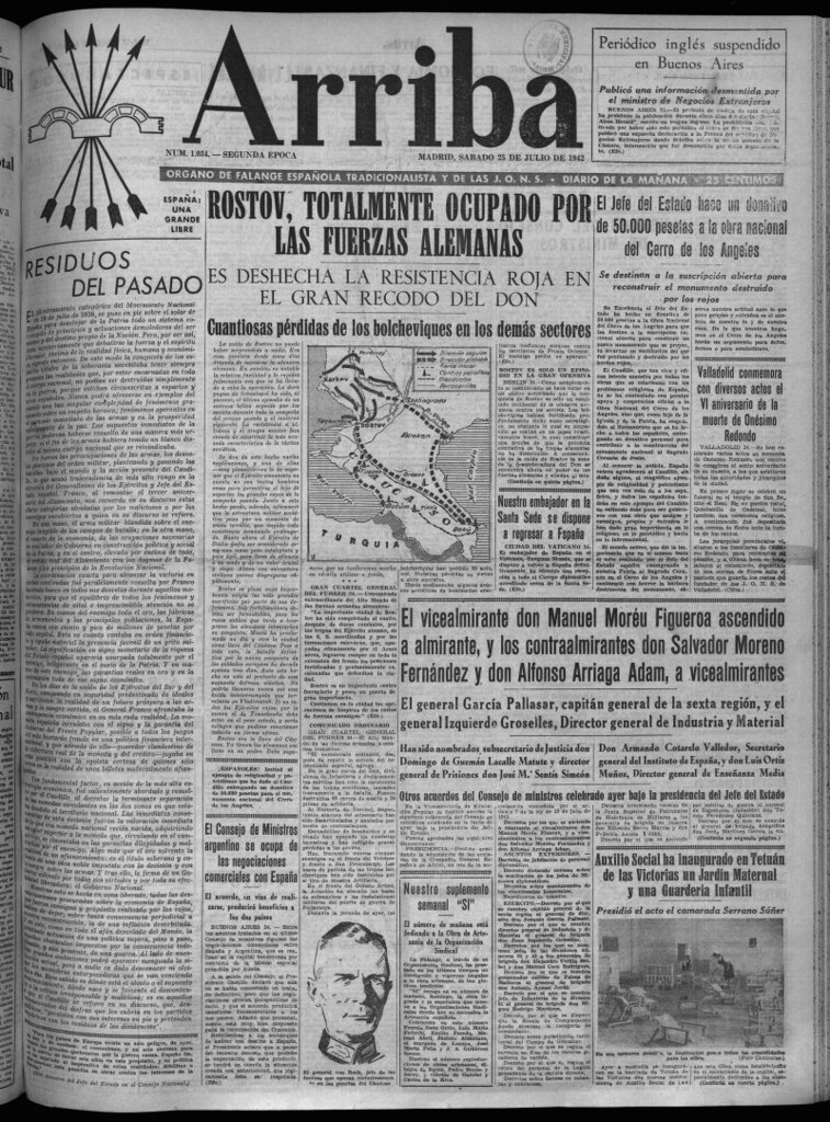 Miniatura de Arriba del 25 de julio de 1942