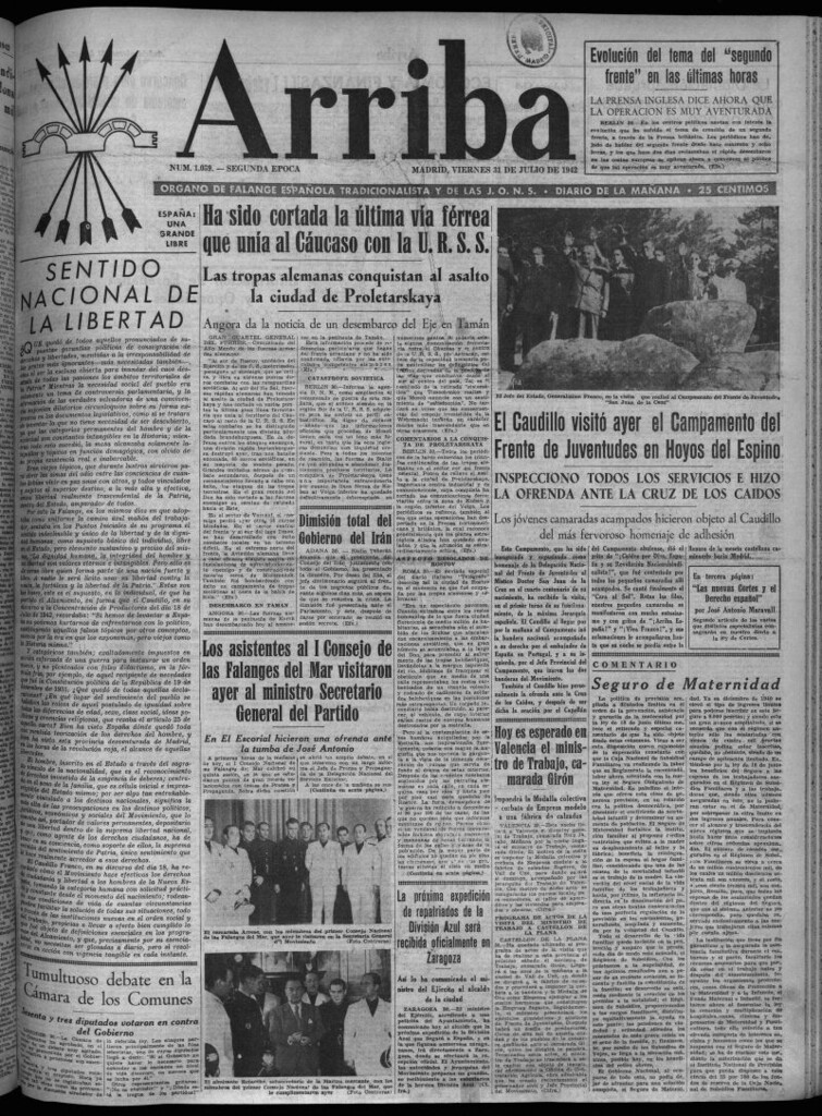 Miniatura de Arriba del 31 de julio de 1942