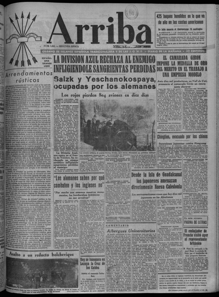 Miniatura de Arriba del 2 de agosto de 1942