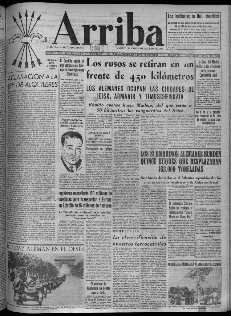 Miniatura de Arriba del 8 de agosto de 1942