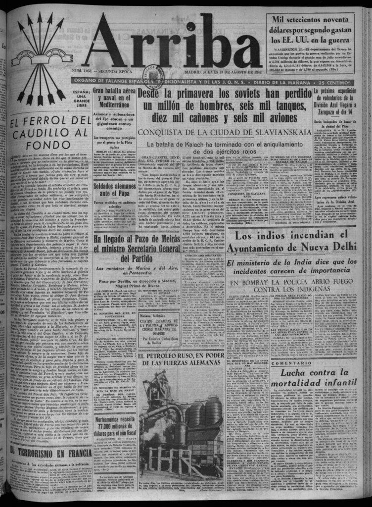 Miniatura de Arriba del 13 de agosto de 1942