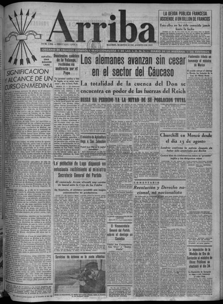 Miniatura de Arriba del 18 de agosto de 1942