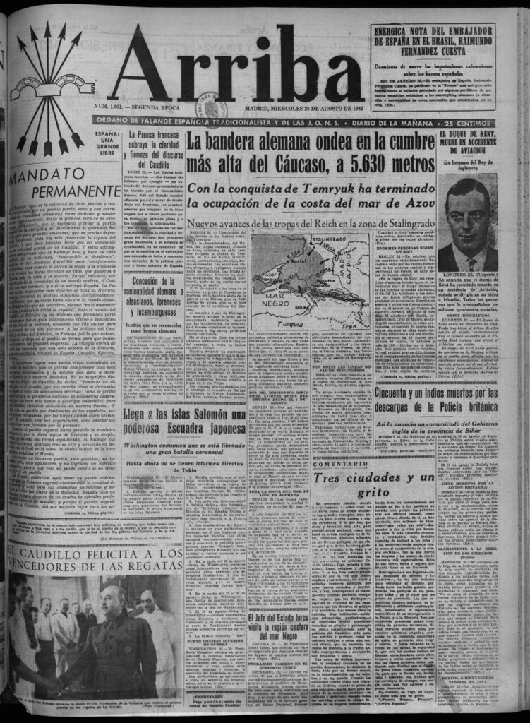 Miniatura de Arriba del 26 de agosto de 1942