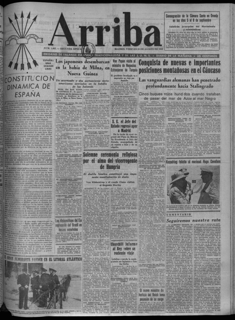 Miniatura de Arriba del 28 de agosto de 1942