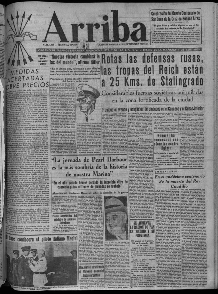 Miniatura de Arriba del 1 de septiembre de 1942