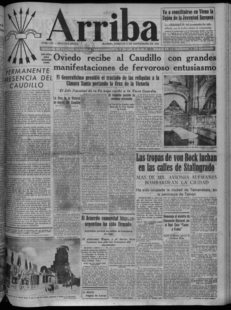 Miniatura de Arriba del 6 de septiembre de 1942