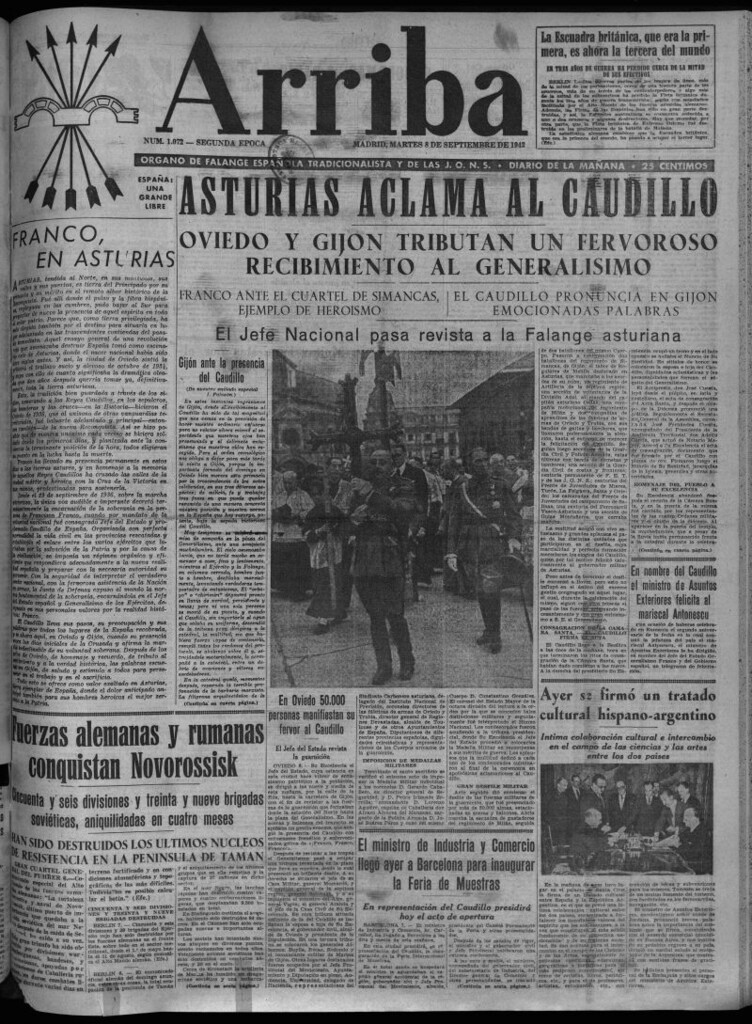Miniatura de Arriba del 8 de septiembre de 1942