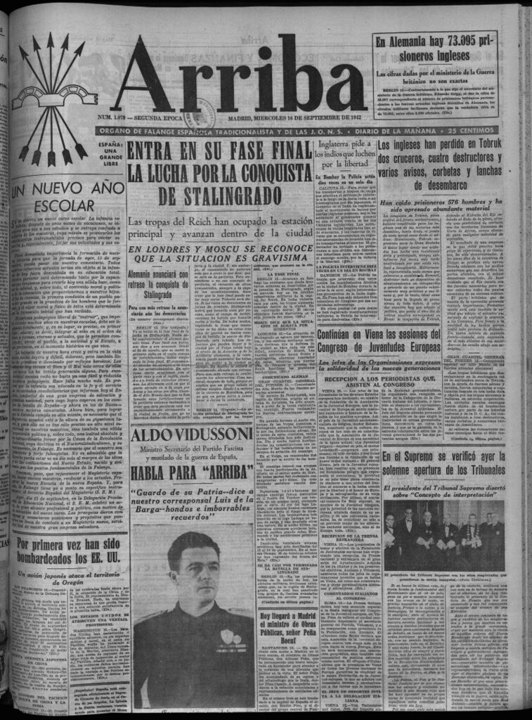 Miniatura de Arriba del 16 de septiembre de 1942