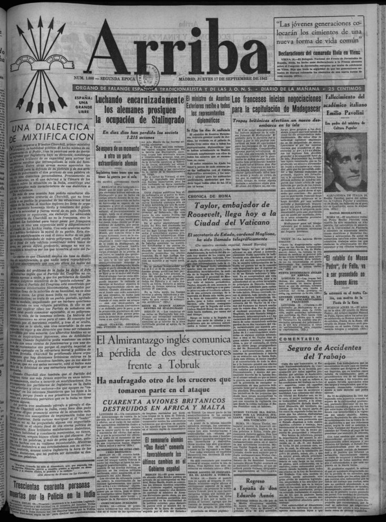 Miniatura de Arriba del 17 de septiembre de 1942