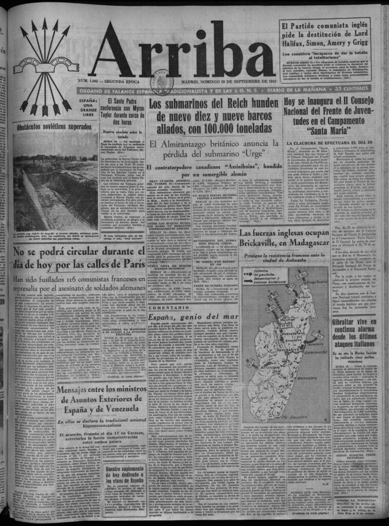 Miniatura de Arriba del 20 de septiembre de 1942