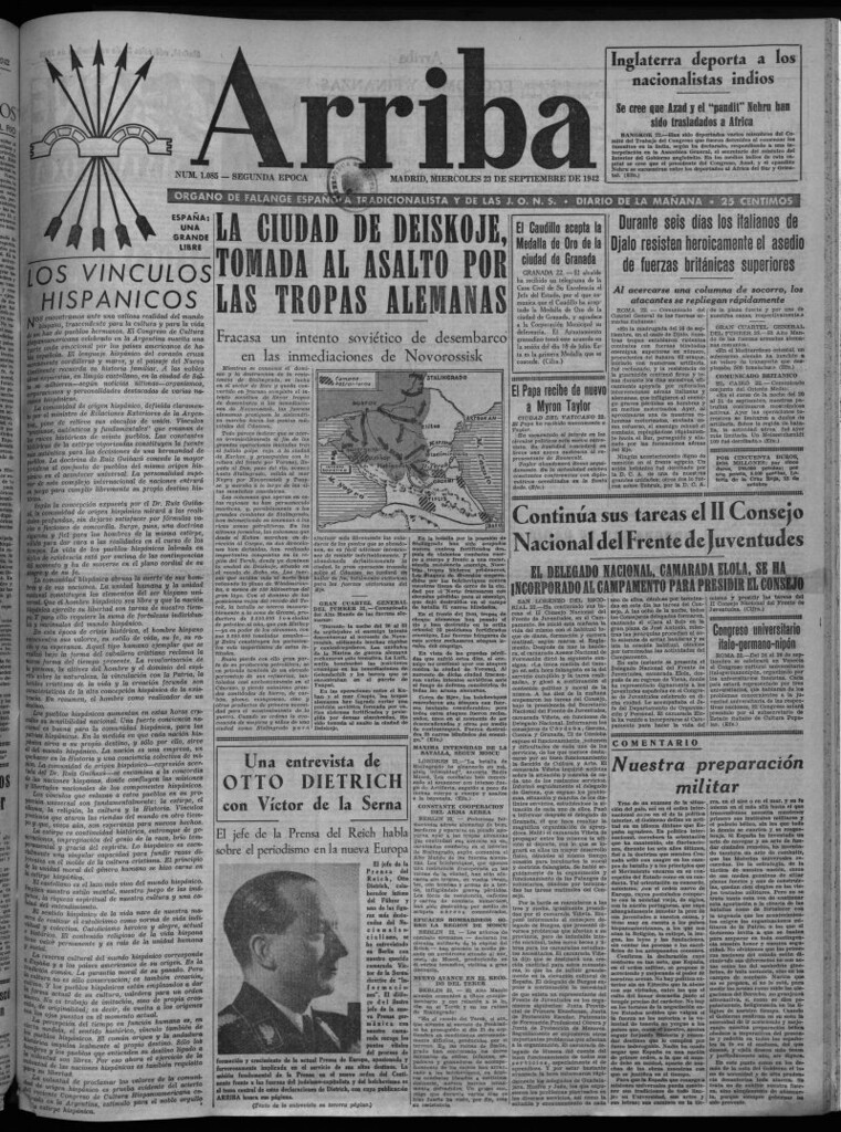 Miniatura de Arriba del 23 de septiembre de 1942