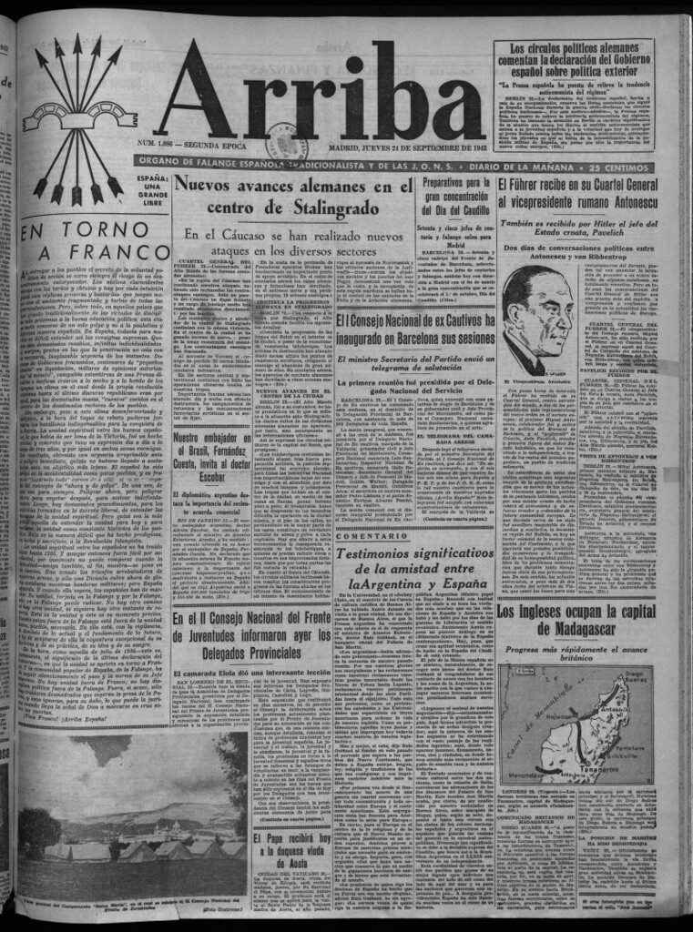 Miniatura de Arriba del 24 de septiembre de 1942