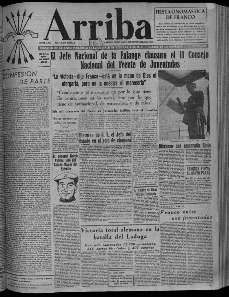 Miniatura de Arriba del 4 de octubre de 1942