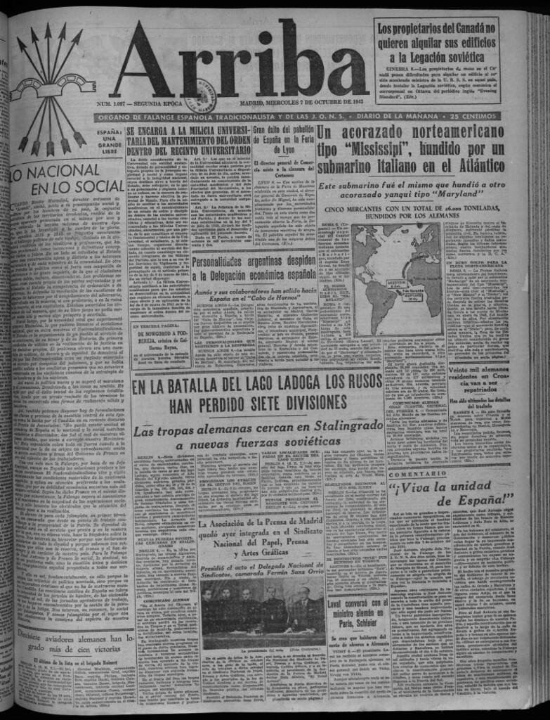 Miniatura de Arriba del 7 de octubre de 1942