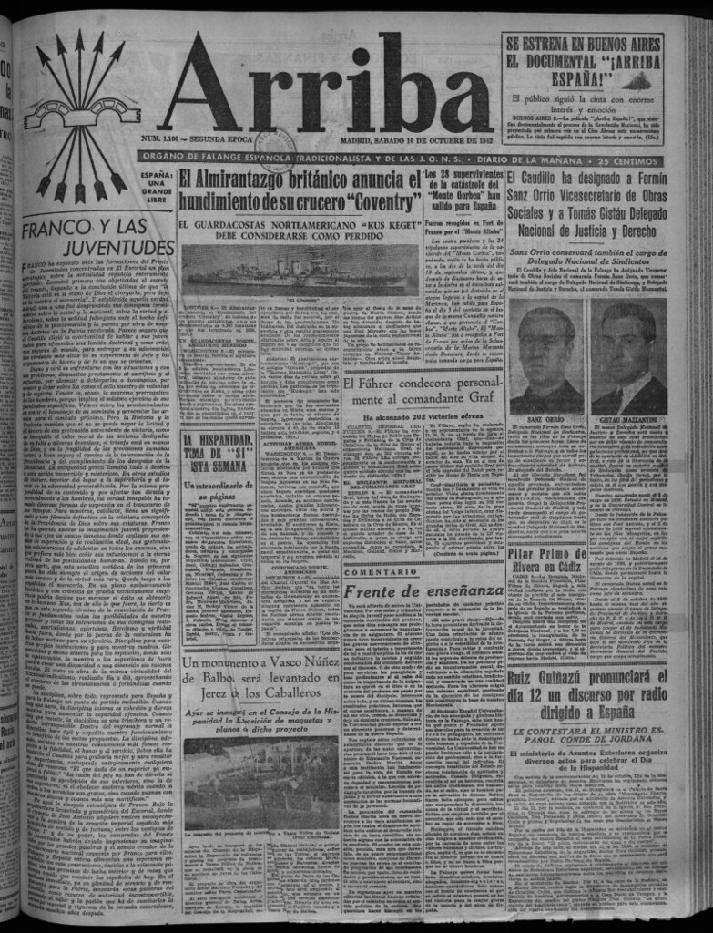 Miniatura de Arriba del 10 de octubre de 1942