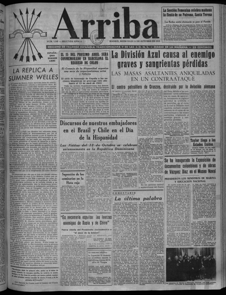 Miniatura de Arriba del 14 de octubre de 1942