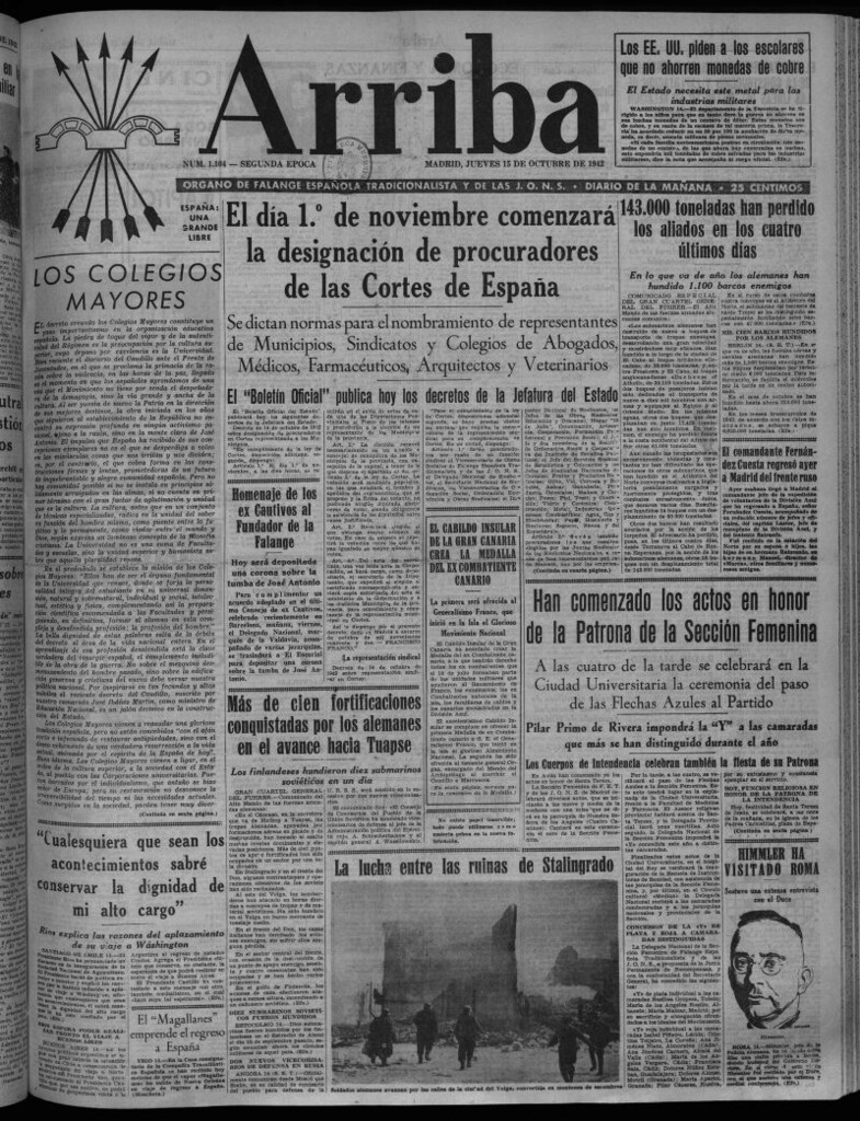 Miniatura de Arriba del 15 de octubre de 1942