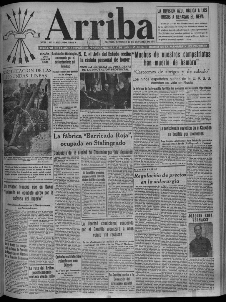 Miniatura de Arriba del 18 de octubre de 1942
