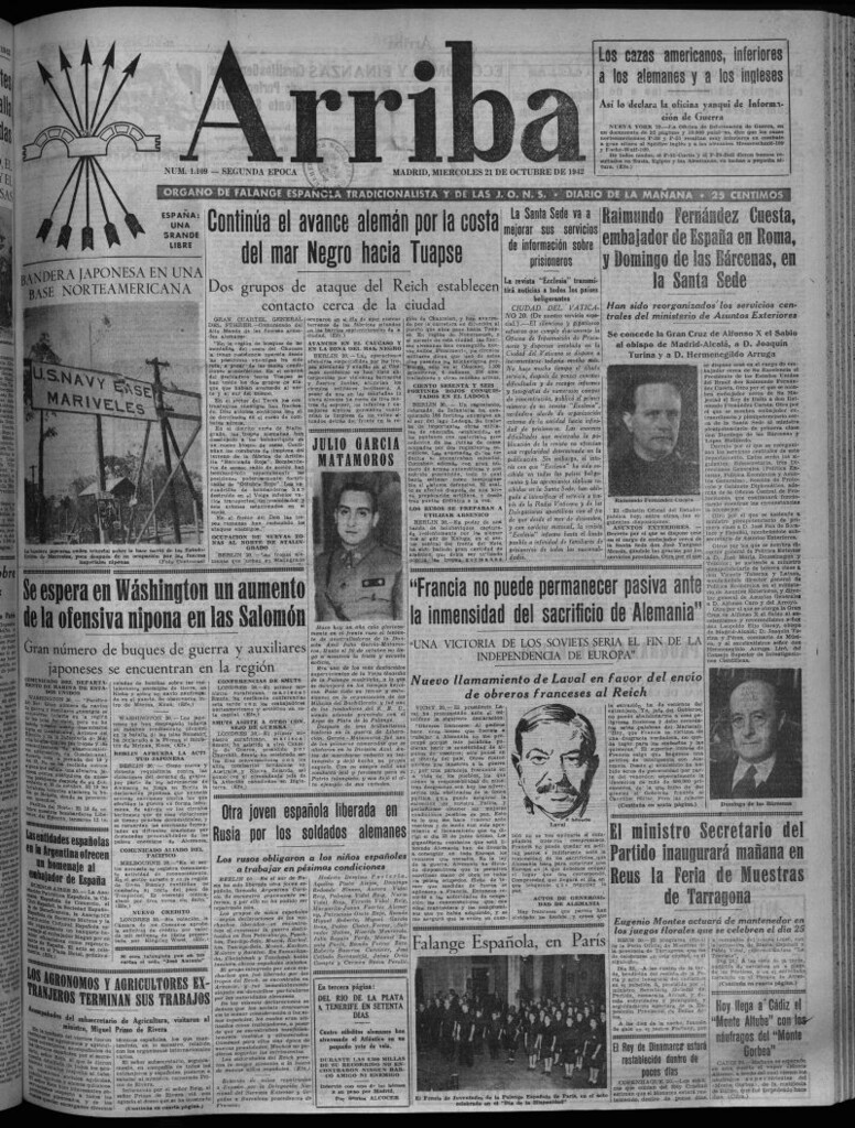 Miniatura de Arriba del 21 de octubre de 1942