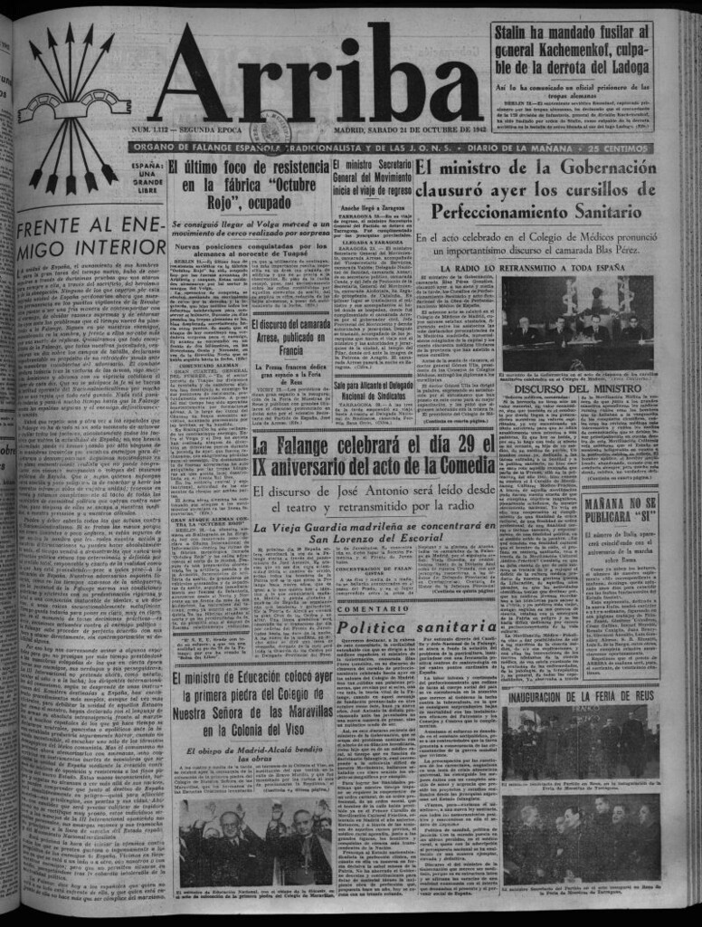 Miniatura de Arriba del 24 de octubre de 1942