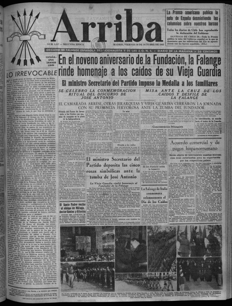 Miniatura de Arriba del 30 de octubre de 1942