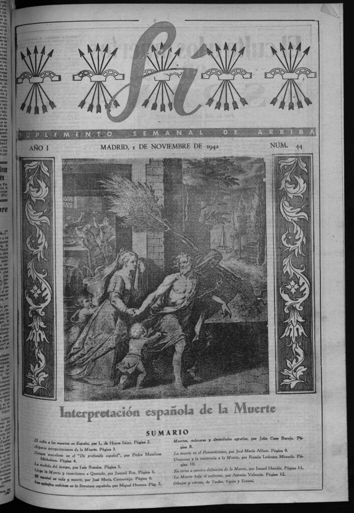 Miniatura de Arriba del 1 de noviembre de 1942 suplemento