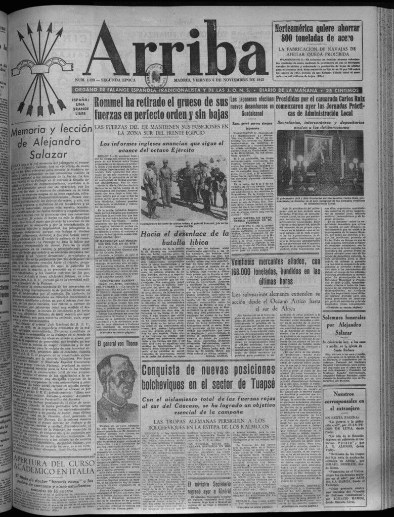 Miniatura de Arriba del 6 de noviembre de 1942